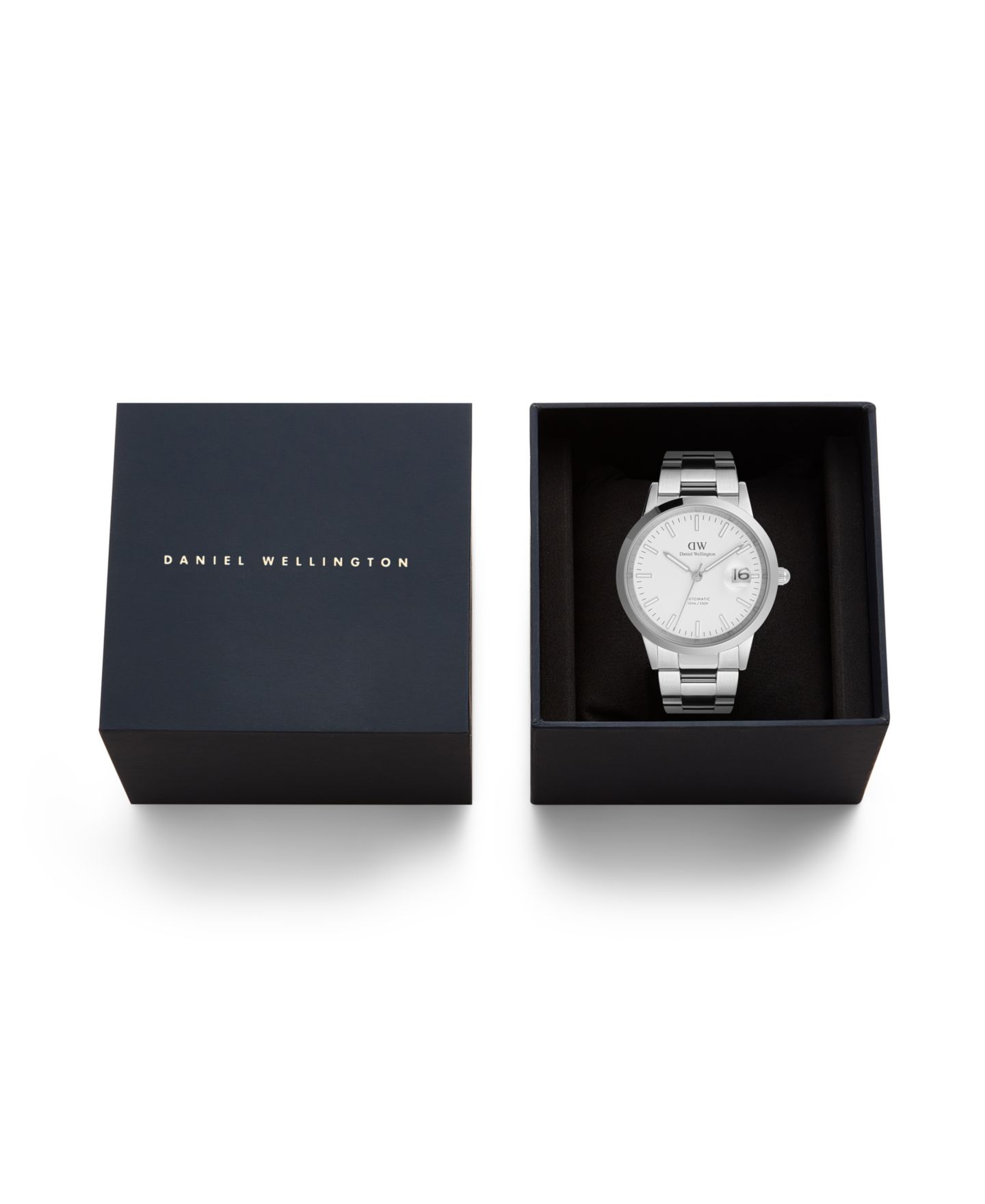 Часы Daniel Wellington Unisex Automatic Silver-Tone Stainless Steel Watch, 40mm — фото 6