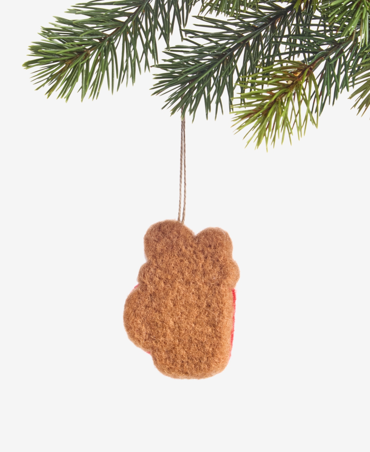 Holiday Lane Gingerbread Village Felted Mug Ornament, Macy's Exclusive In Transparent