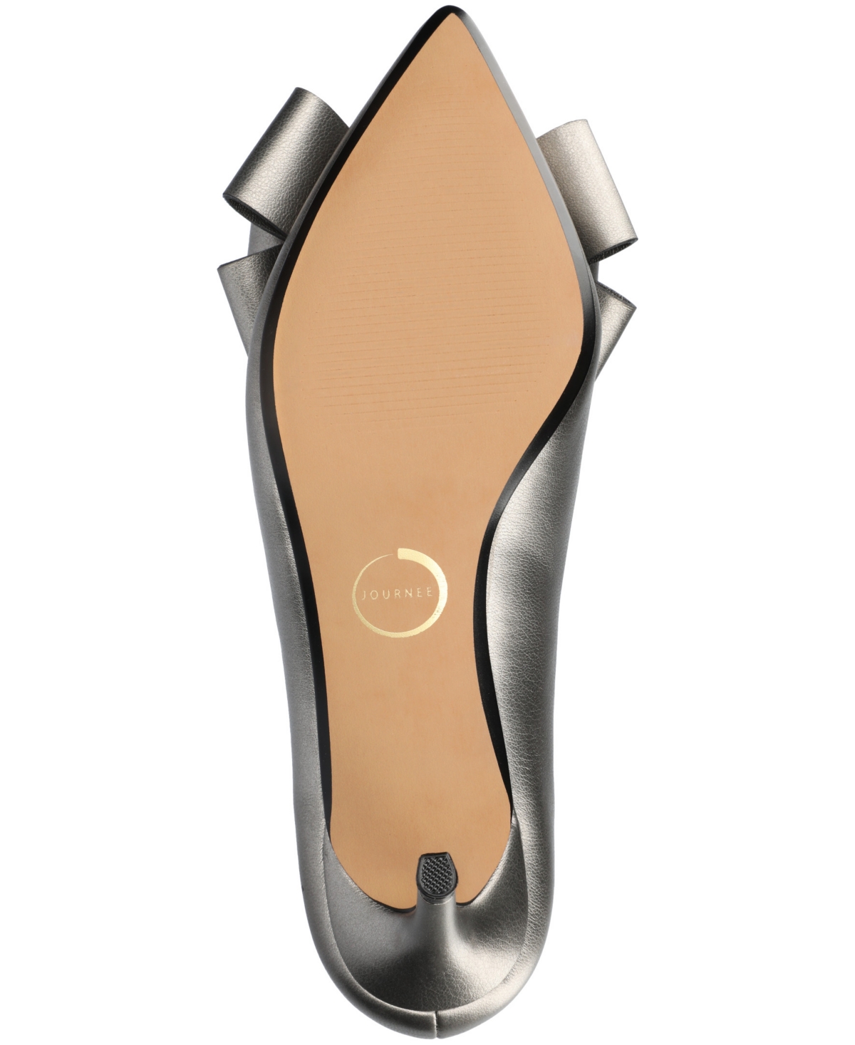 Journee Collection Women's Crystol Velvet Pumps In Gray