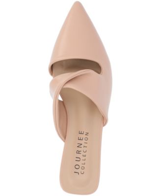 Women's Enniss Twist Cutout Pointed Toe Mules