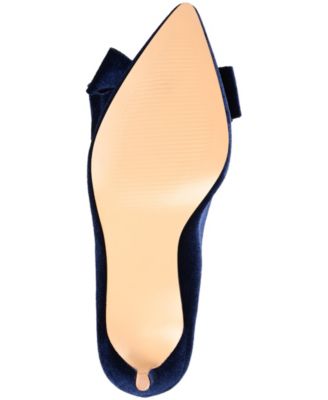 Women's Crystol Pointed Toe Bow Stiletto Pumps