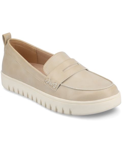 Женские туфли Journee Collection Tayla Round Toe, цвет: Бежевый