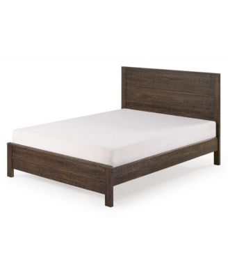 Solid Wood Bed Frame – Sturdy Platform Bed with Slatted Base