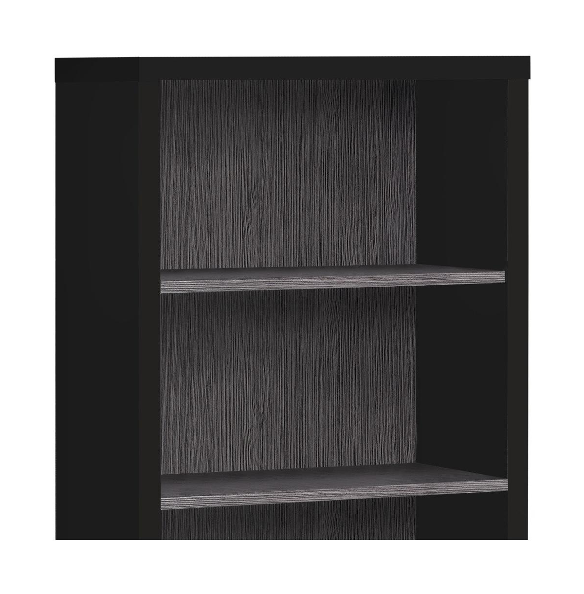 Wood Bookshelf – Classic 5-Tier Bookcase for Living Room or Home Office