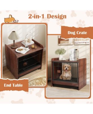 Pet Crate Indoor Dog Cage with Removable Tray and Lockable Door – Safe and Durable Home Kennel