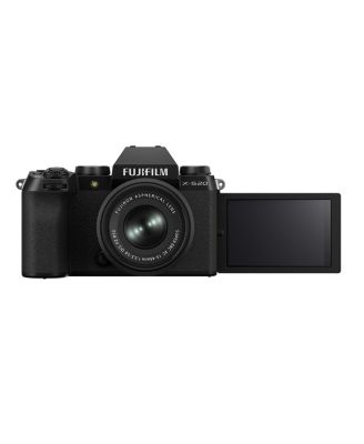X-S20 Mirrorless Camera with XC 15-45mm f/3.5-5.6 OIS PZ Lens, Black, Bundle with 64GB Memory Card and Shoulder Bag