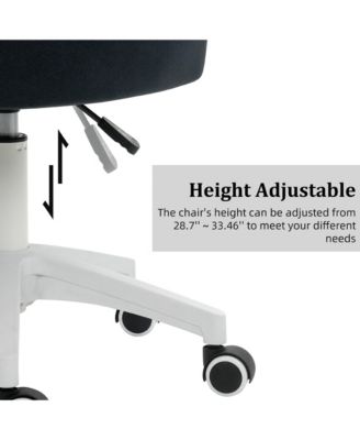 Modern Velvet Task Chair 360 Swivel Adjustable Height Office Chair