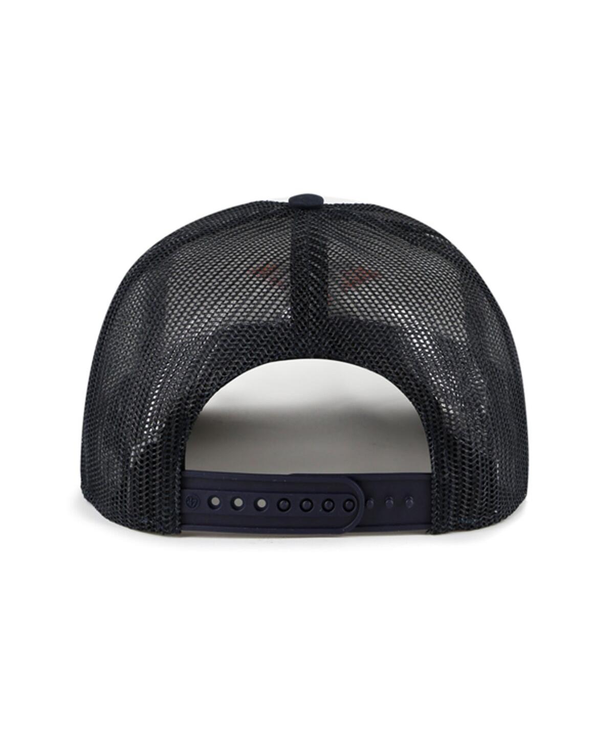 47 Brand Men's White/navy Houston Astros Freshman Trucker Adjustable Hat