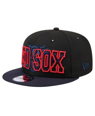 New Era - Men's Black Boston Red Sox Splatter 9FIFTY Snapback Hat