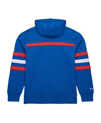 Men's Blue New York Rangers Head Coach Slogan Pullover Hoodie