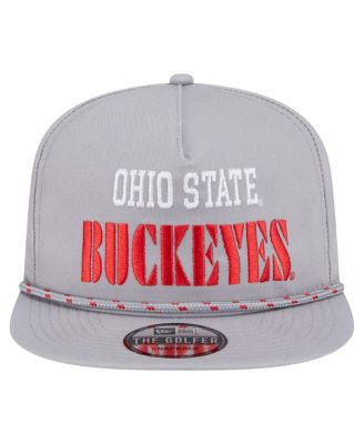 Men's Gray Ohio State Buckeyes Golfer Vintage Adjustable Hat