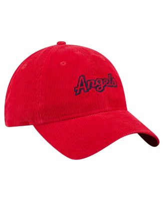Women's Red Los Angeles Angels Corduroy 9TWENTY Adjustable Hat