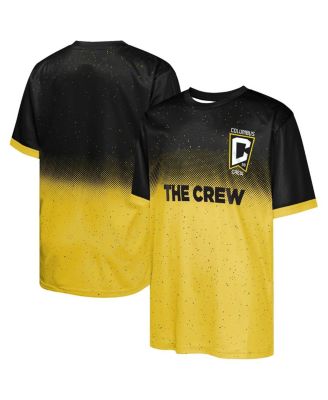 Outerstuff - Big Boys and Girls Black Columbus Crew Stalwart Defender T-Shirt