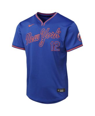 Big Boys and Girls Francisco Lindor Royal New York Mets Alternate Limited Player Jersey