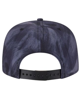 Men's Navy Chicago Cubs Printed Golfer Snapback Hat