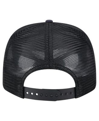 Men's Black Washington Nationals Adventure Drinks Pattern 9SEVENTY Stretch-Snap Hat