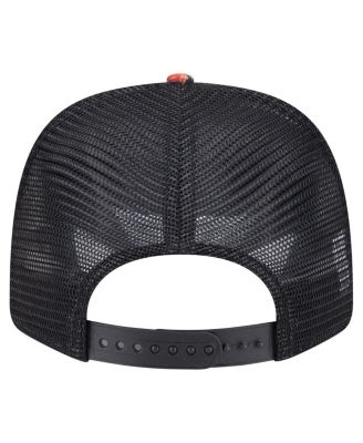 Men's Black San Francisco Giants Adventure Drinks Pattern 9SEVENTY Stretch-Snap Hat