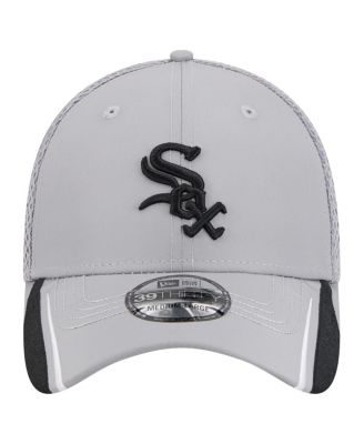 Men's Gray Chicago White Sox Linear 39THIRTY Flex-Fit Hat