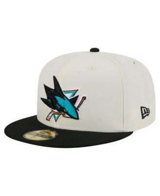 New Era - Men's White San Jose Sharks Chrome Two-Toned 59FIFTY Fitted Hat