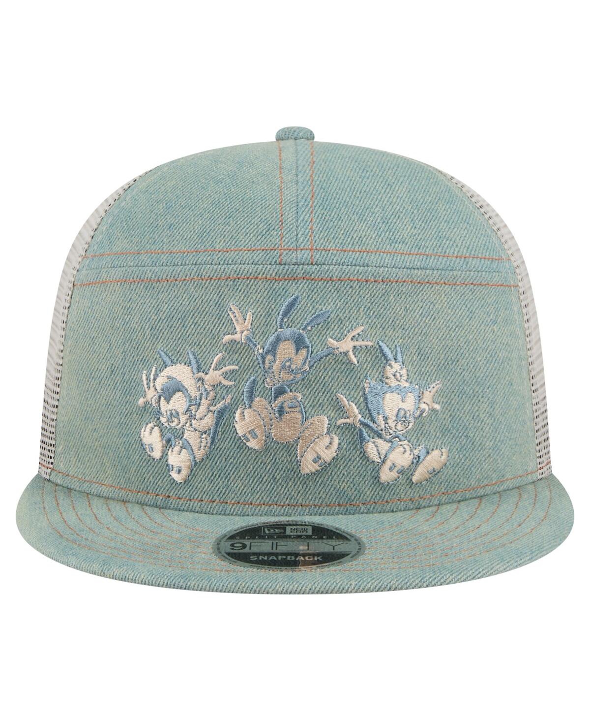 New Era Men's Blue Animaniacs Denim 9FIFTY Snapback Hat