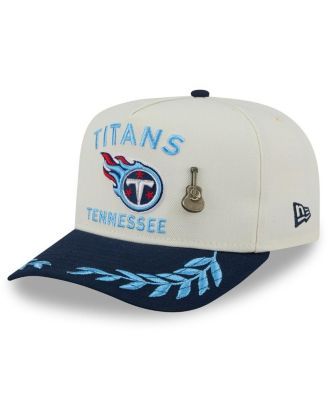 New Era - Men's Cream/Navy Tennessee Titans 2025 NFL Draft A-Frame 59FIFTY Fitted Hat