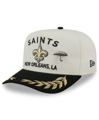 New Era - Men's Cream/Black New Orleans Saints 2025 NFL Draft A-Frame 59FIFTY Fitted Hat