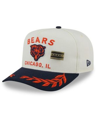 New Era - Men's Cream/Navy Chicago Bears 2025 NFL Draft A-Frame 59FIFTY Fitted Hat