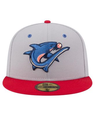 Men's Gray/Red Clearwater Threshers Authentic Collection 59FIFTY Fitted Hat