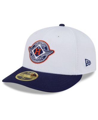 New Era - Men's White/Navy Houston Astros 2025 City Connect Batting Practice Low Profile 59FIFTY Fitted Hat