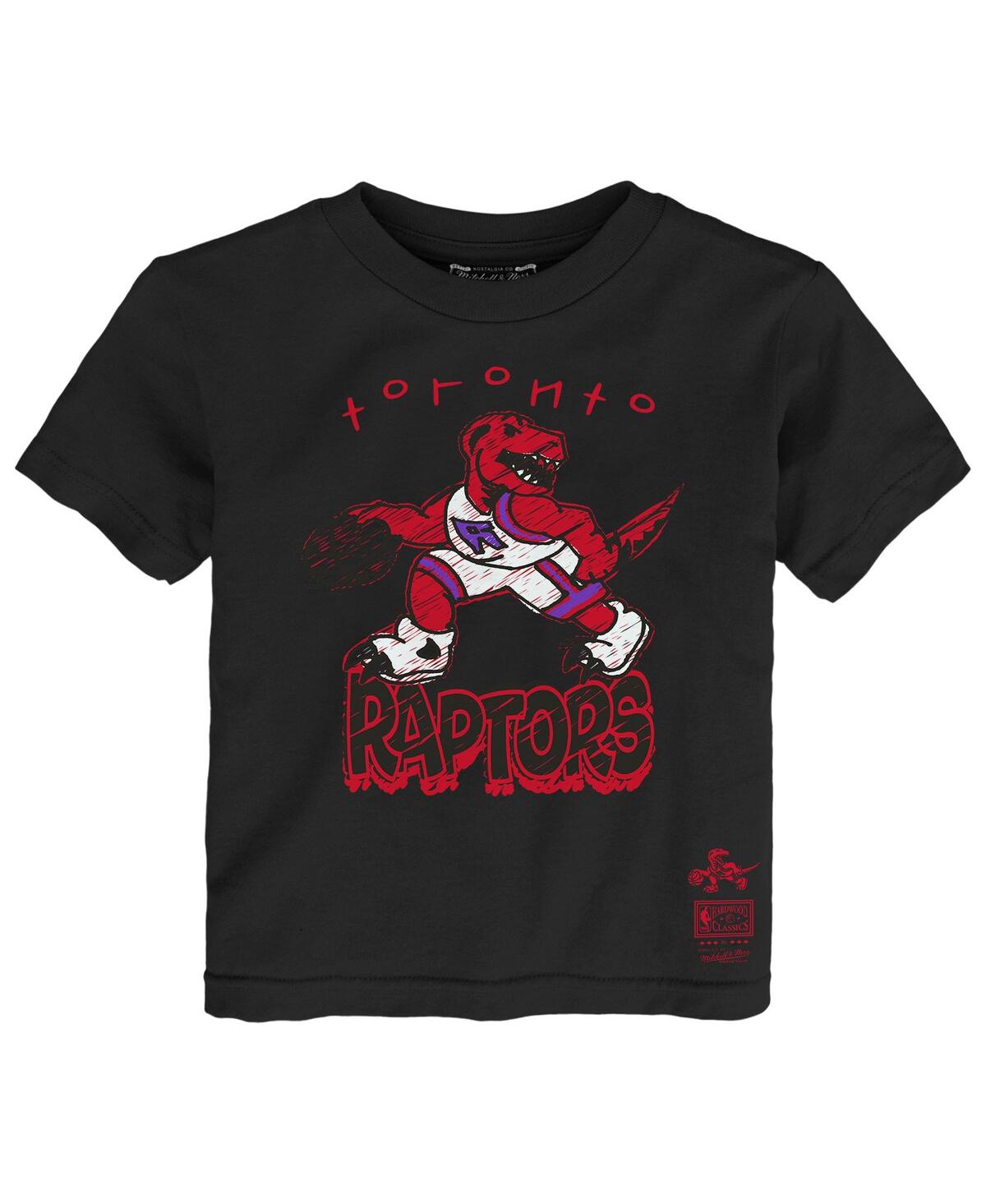Mitchell & Ness Toddler Black Toronto Raptors Favorite Team T-shirt
