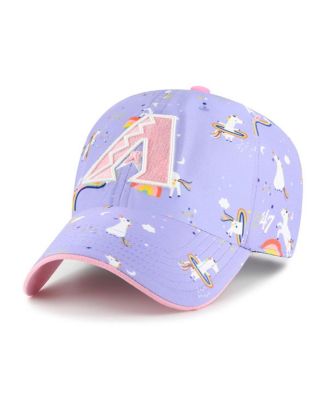 Big Girls Lavender Arizona Diamondbacks Unicorn Clean Up Adjustable Hat