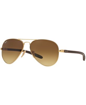 Ray Ban Sunglasses RB8307 AVIATOR CARBON FIBRE Macy s