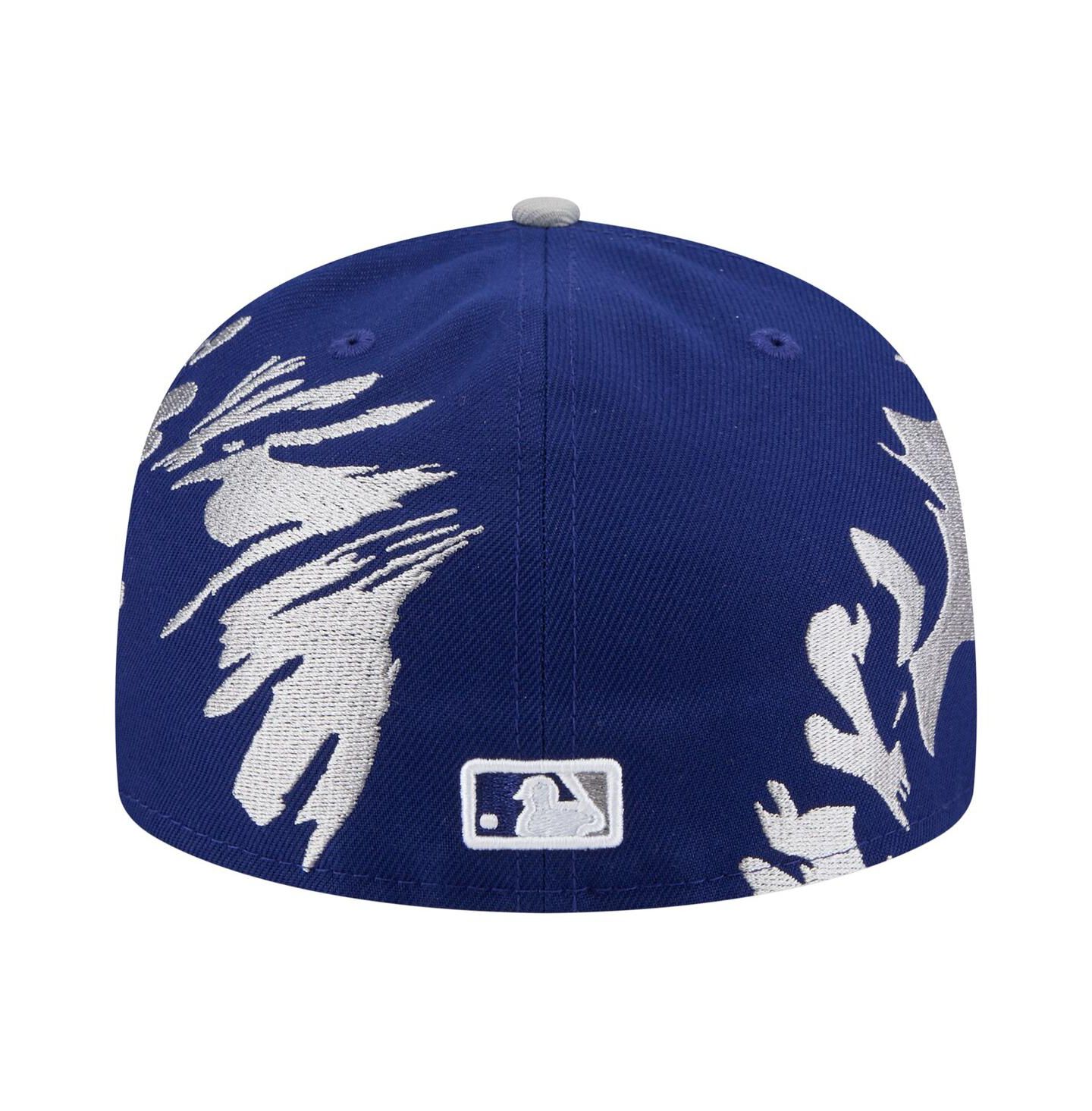Мужская кепка New Era Navy/Gray Los Angeles Dodgers Retro Pattern 59FIFTY Fitted Hat — фото 5