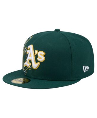 Men's Green Athletics Yarn Stitch 59FIFTY Fitted Hat