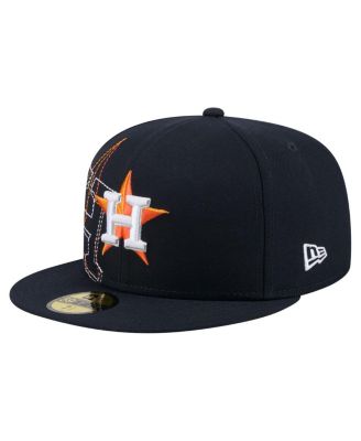 Men's Navy Houston Astros Yarn Stitch 59FIFTY Fitted Hat