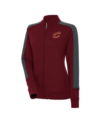Antigua - Women's Wine Cleveland Cavaliers Strike Full-Zip Track Jacket