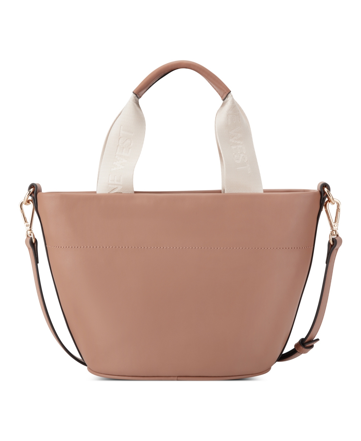 Shop Nine West Pyper Mini Crossbody Tote Bag In Clay