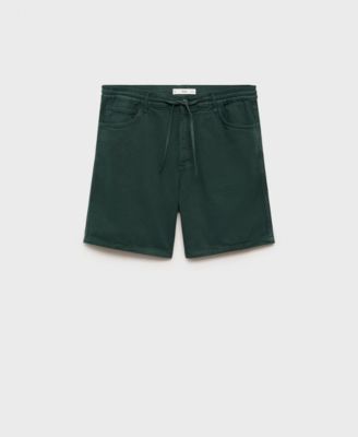 Men's Denim Drawstring Shorts