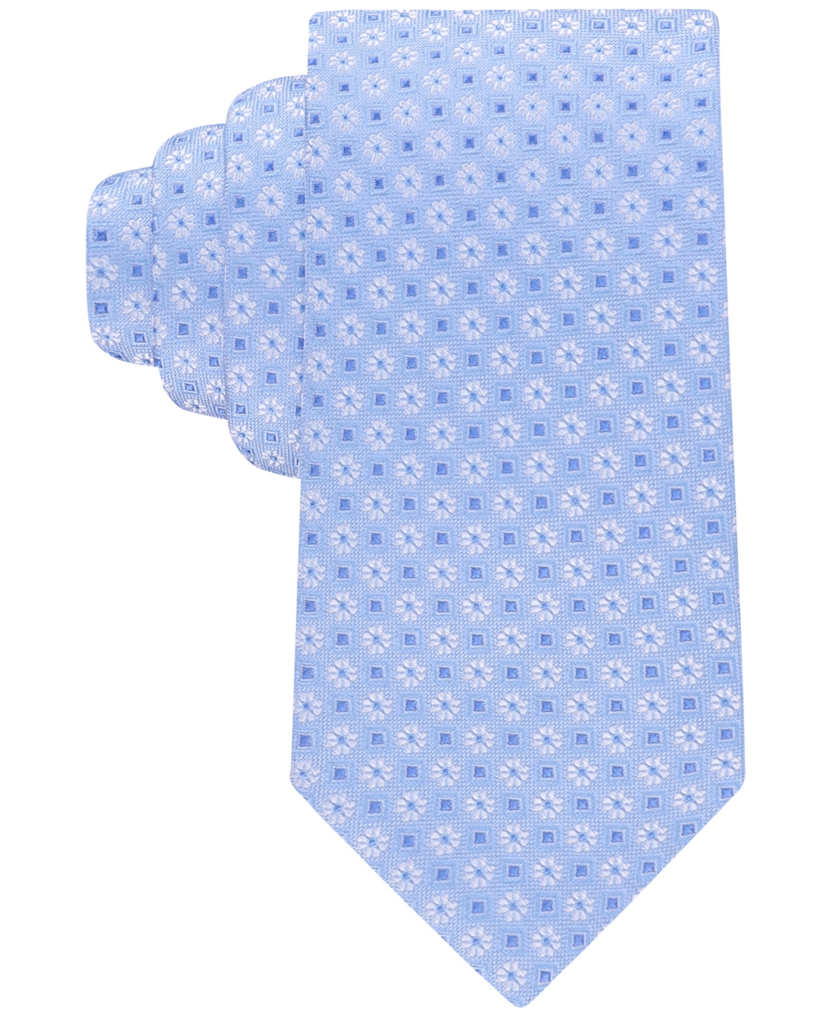 Men's Pinzolo Floral Neat Tie - Blue