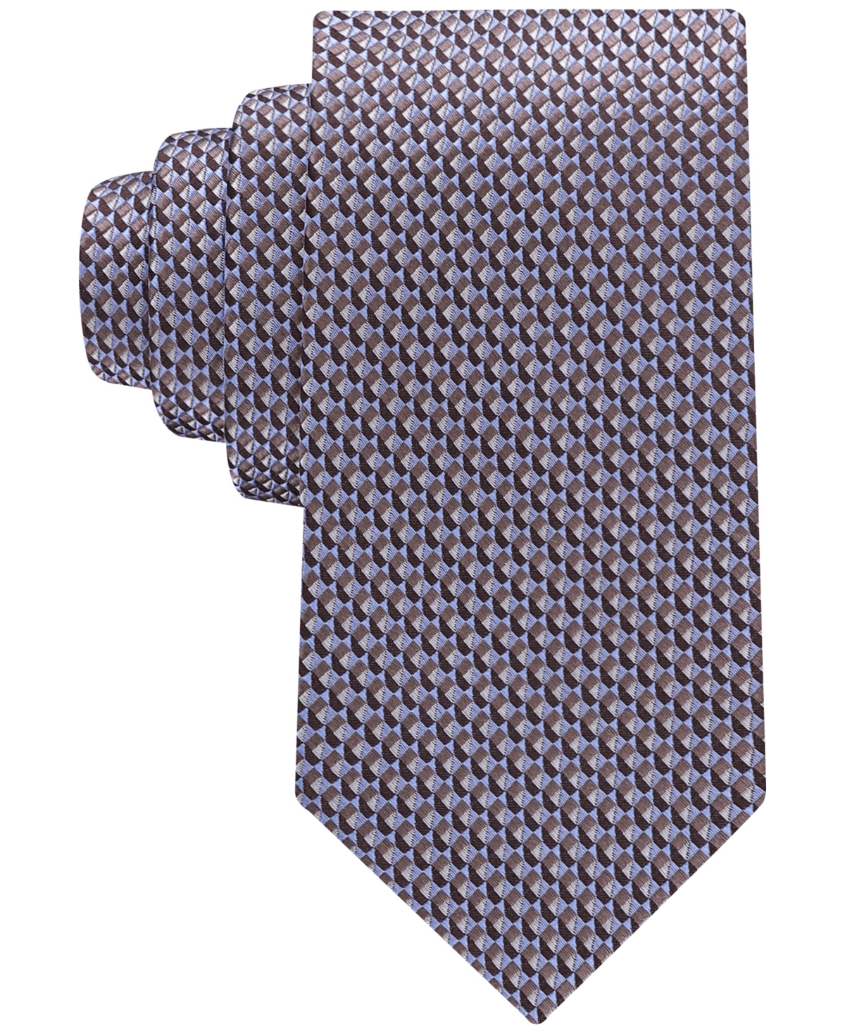 Tommy Hilfiger Men's Phoenix Geo-pattern Tie In Blue