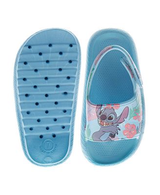 Toddler Girls Stitch and Angel Slip On Slides