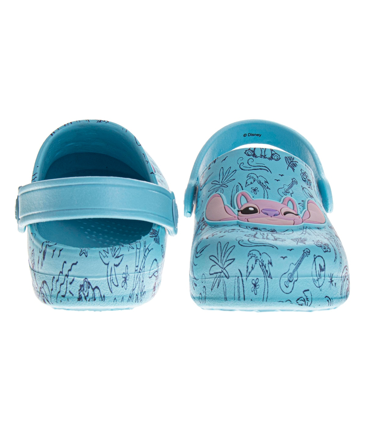 Disney Toddler Girls Stitch Angel Dual Sizes Clogs