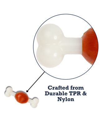 Nylon Beef Bone Dog Chew Toy – Durable TPR Nylon for Healthier Teeth and Gums, Perfect for Small Breeds