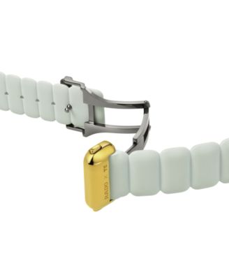 Unisex Swiss Automatic DiaStar Original x Tej Chauhan Special Edition White Rubber Strap Watch 38mm