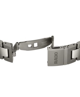 Men's Swiss Automatic Chronograph Silver-Tone High-Tech Ceramic & Titanium Bracelet Watch 43mm