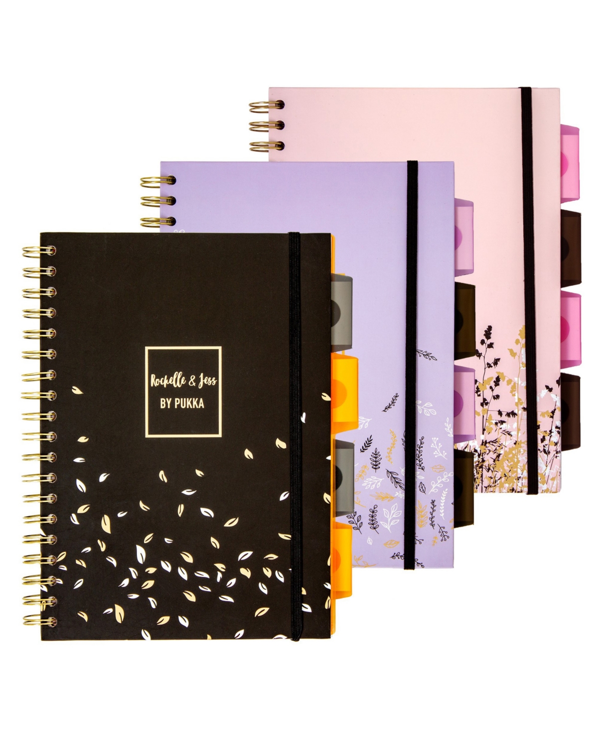 Rochelle and Jess B5 Project Books, Pack of 3 - Multi-color