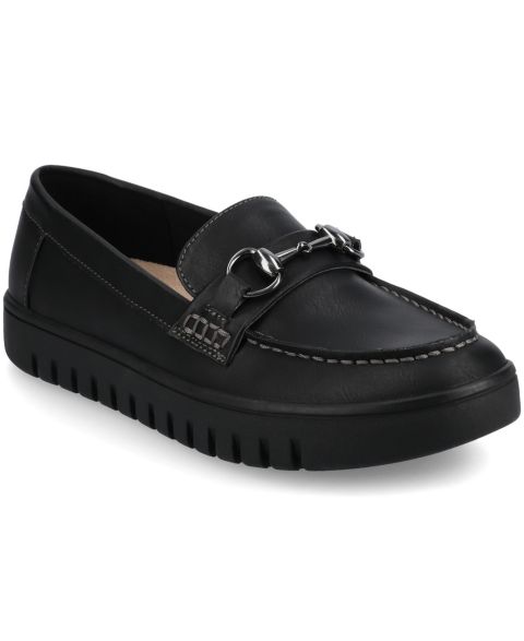 Женские туфли Journee Collection Kaya Round Toe, цвет: Чёрный