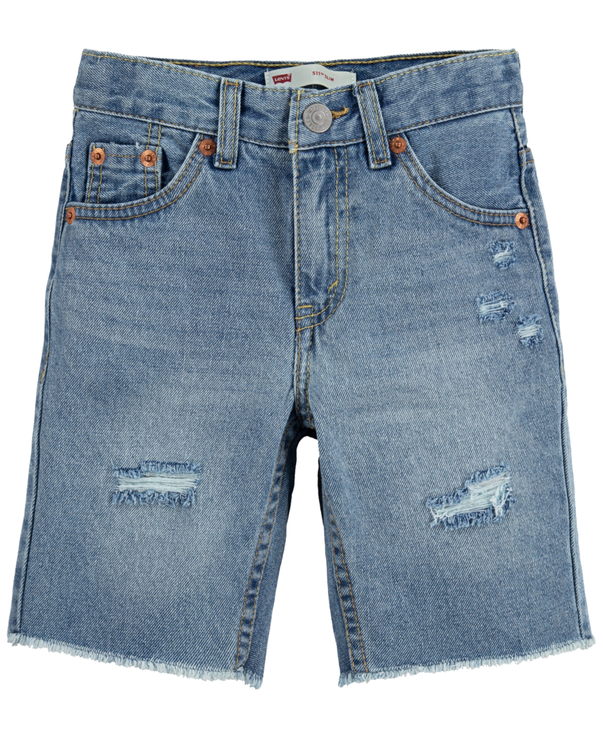 Levi's Little Boys Unbasic 511 Denim Shorts In Newport Festival