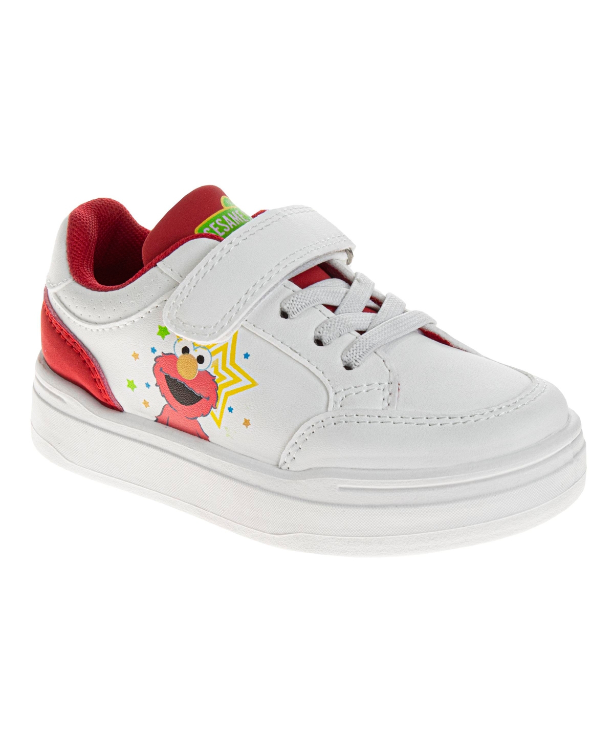 SESAME STREET TODDLER BOYS AND TODDLER GIRLS STAR ELMO HOOK AND LOOP CASUAL SNEAKERS 