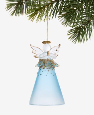 Holiday Lane - Blessed Glass Ombr&eacute; Angel Ornament